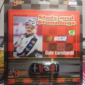 Nascar Dale Earnhardt Die-Cast Car with Red and Black Design